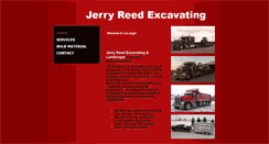 Desktop Screenshot of jerryreedexcavating.com